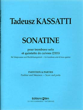 Illustration de Sonatine pour trombone solo et quintette de cuivres