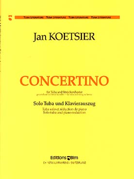 Illustration koetsier concertino tuba et piano op. 77