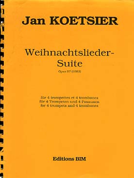 Illustration de Weihnachtslieder-suite op. 97 pour 4 trompettes et 4 trombones