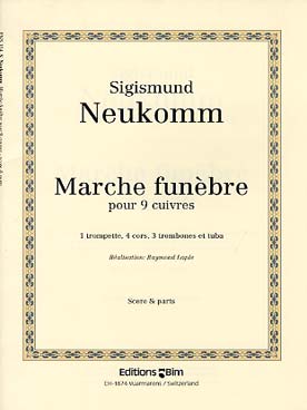 Illustration de Marche funèbre pour 9 cuivres (1 trompette, 4 cors, 3 trombones et 1 tuba)
