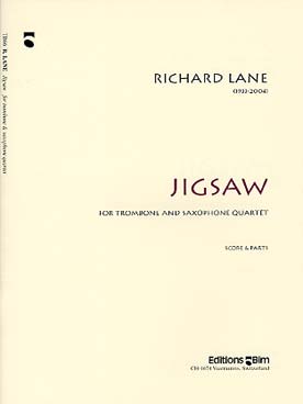 Illustration de Jigsaw pour trombone et quatuor de saxophones