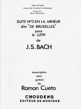 Illustration de Suites pour luth - N° 3 BWV 995 en la m