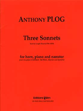 Illustration de Three sonnets pour cor, piano et récitant   