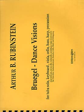 Illustration de Bruegel - Dance visions for tuba solo, keyboard, viola, cello, bass, harp et percussion