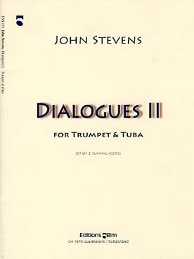 Illustration de Dialogues II pour trompette et tuba