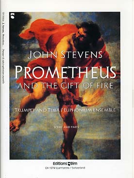 Illustration de Prometheus and the gift of fire pour trompette (ou tuba) et 4 euphoniums