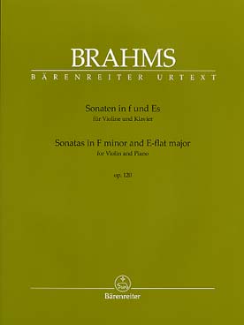 Illustration brahms sonates op. 120 n° 1 et 2