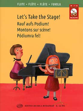 Illustration de MONTONS SUR SCENE ! arrangements faciles avec CD play-along