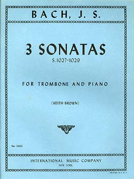 Illustration de 3 Sonates BWV 1027-129