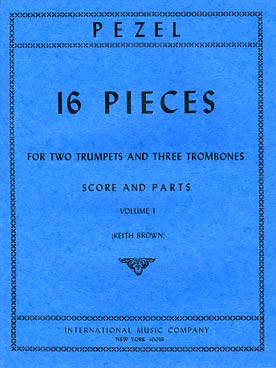 Illustration de 16 Pièces pour 2 trompettes et 3 trombones - Vol. 1
