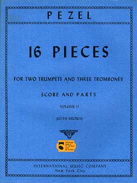 Illustration de 16 Pièces pour 2 trompettes et 3 trombones - Vol. 2