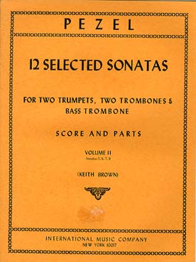 Illustration de 12 Sonates choisies pour 2 trompettes, 2 trombones et trombone basse - Vol. 2 : 5, 6, 7 et 8