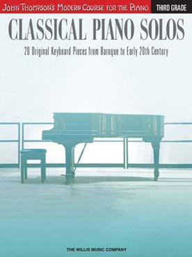 Illustration classical piano solos 3rd grade