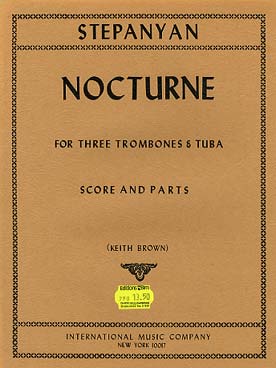 Illustration de Nocturne for three trombones & tuba