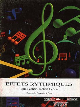Illustration de Effets rythmiques : concerto pour instruments à percussion et piano