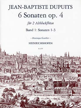 Illustration dupuits sonates op. 4 (6) vol. 1