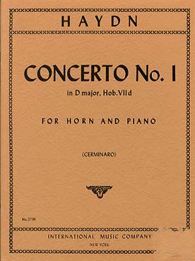 Illustration de Concerto N° 1 Hob. VIId en ré M    
