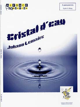 Illustration de Cristal d'eau pour 3 percussions