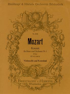 Illustration mozart concerto cor/orchestre kv 412 vcl