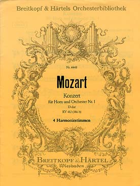 Illustration mozart concerto cor/orchestre kv 412 har