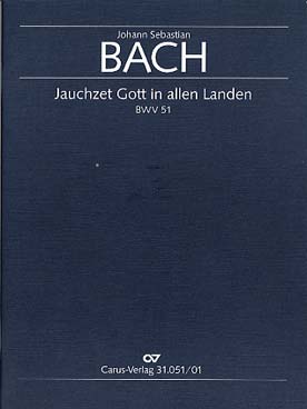Illustration bach js jauchzet gott in allen landen