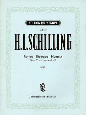 Illustration de Fanfare, ricercare, Hymnus pour 3 trombones et 3 trompettes