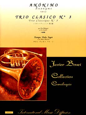 Illustration de Trio classique N° 3 en fa M pour cor, alto et basson