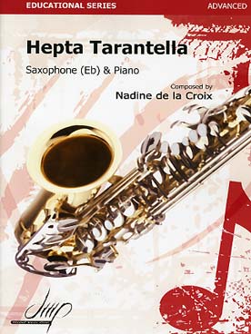 Illustration de Hepta tarantella pour saxophone soprano ou ténor