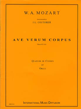 Illustration de Ave verum corpus KV 618 pour quatuor de cuivres et orgue