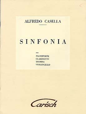 Illustration de Sinfonia pour clarinette, trompette, violoncelle et piano - Conducteur