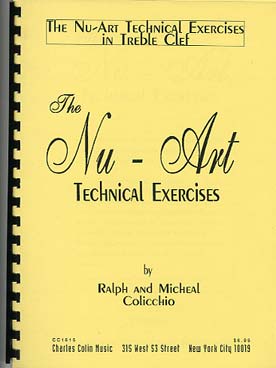Illustration de Nu-art : technical exercises (Bass clef)