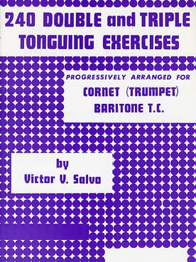 Illustration de 240 Double and triple tonguing exercises