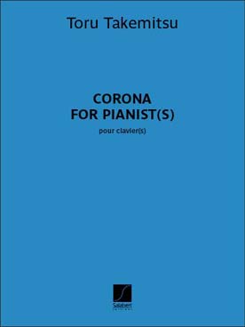 Illustration de Corona for pianist(s)