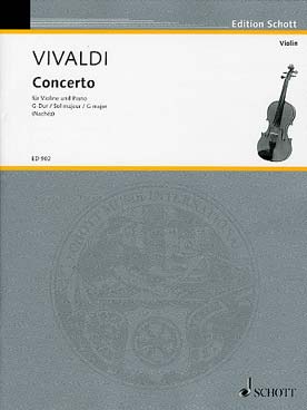 Illustration vivaldi concerto en sol maj rv 298