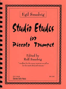 Illustration de Studio etudes for piccolo trumpet