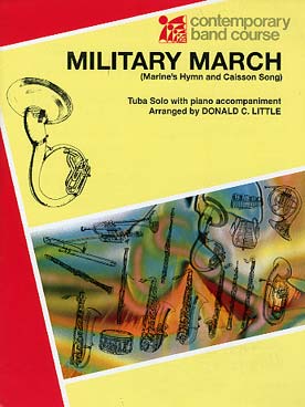Illustration military march (marine's hymn)