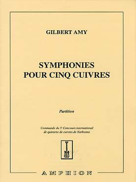 Illustration de Symphonies pour 5 cuivres - Conducteur