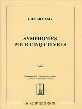 Illustration de Symphonies pour 5 cuivres - Parties séparées