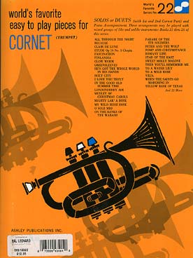 Illustration de WORLD'S FAVORITE EASY TO PLAY PIECES for trumpet N° 22   