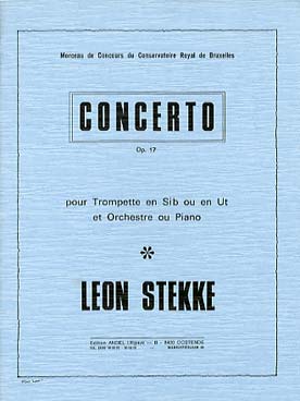 Illustration de Concerto op. 17 pour trompette en si b ou en ut et orchestre ou piano