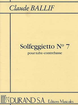 Illustration de Solfeggietto N° 7 pour tuba-contrebasse