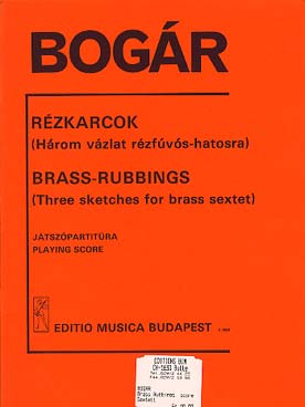 Illustration de Brass-rubbings pour sextuor de cuivres - Conducteur seul