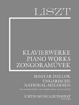 Illustration de Hungarian national-melodien and other works