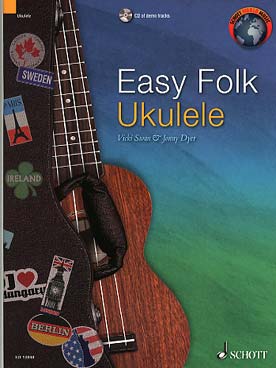 Illustration de EASY FOLK UKULELE : 29 airs avec CD d'écoute et accompagnements piano PDF et MP3 à télécharger gratuitement sur schott-music.com/web-codes