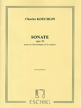 Illustration koechlin sonate op. 70