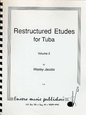 Illustration de Restructured etudes for tuba - Vol. 3