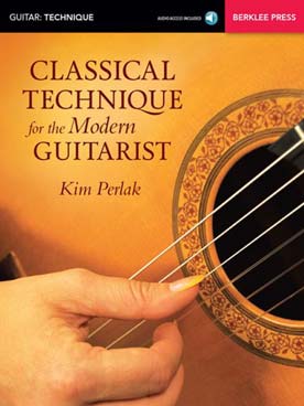 Illustration de Classical technique for the modern guitarist (book + online audio)