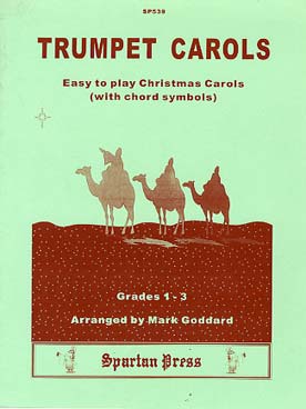 Illustration de TRUMPET CAROLS, easy to play christmas carols