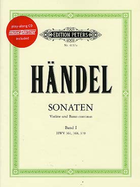 Illustration haendel sonates (6) vol. 1 + cd