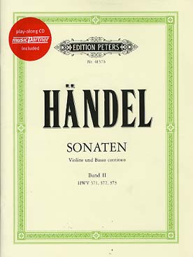 Illustration haendel sonates (6) vol. 2 + cd